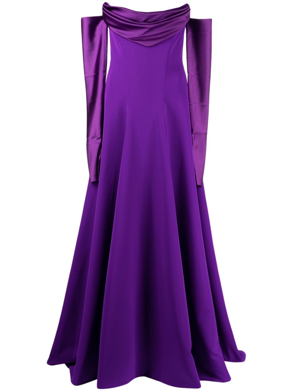 Rhea Costa Salma Kreppkleid - Violett von Rhea Costa