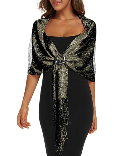 Rheane Schals und Tücher für Abendkleider, Schal für Damen, mit Schnalle, für Abendkleid, Party, Hochzeit, Party, Large von Rheane