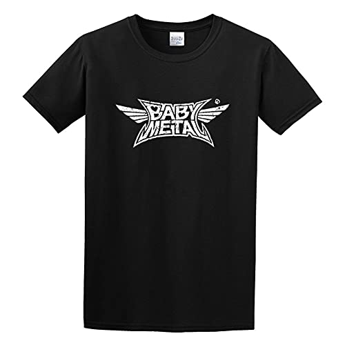 Men's Babymetal Metal Band Logo Cotton T Shirt 3XL von Rhett