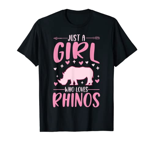 Nashorn Mädchen Rhinozeros Rhino Nashorn T-Shirt von Rhino Rhinozeros Nashörner Kleidung