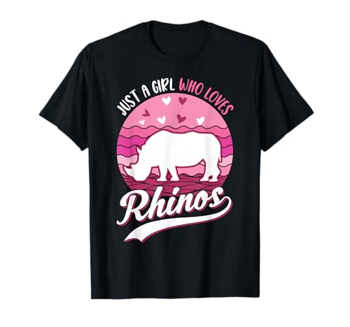 Nashorn Mädchen Rhinozeros Rhino Nashorn T-Shirt von Rhino Rhinozeros Nashörner Kleidung