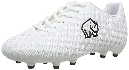 Rhino Unisex Kinder Rapide Boot Fuballschuh, weiß von Rhino