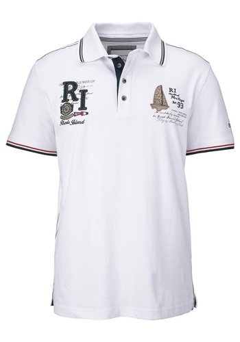RHODE ISLAND Rhode Island Poloshirt weiss, Größe XXXL RHODE ISLAND Rhode Island Poloshirt weiss, Größe XXXL von Rhode Island