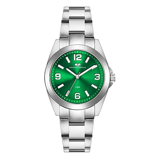 Rhodenwald & Söhne Damen Uhr analog Quarzwerk mit Edelstahl Armband 10010410 von Rhodenwald & Söhne