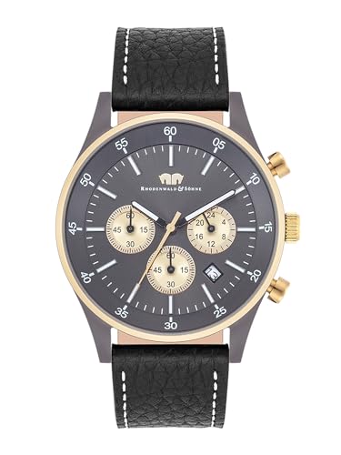 Rhodenwald & Söhne Herren Uhr analog Japan Quarzwerk mit Echtleder schwarz Armband 10010376 Rhodenwald & Söhne Herren Uhr analog Japan Quarzwerk mit Echtleder schwarz Armband 10010376 von Rhodenwald & Söhne
