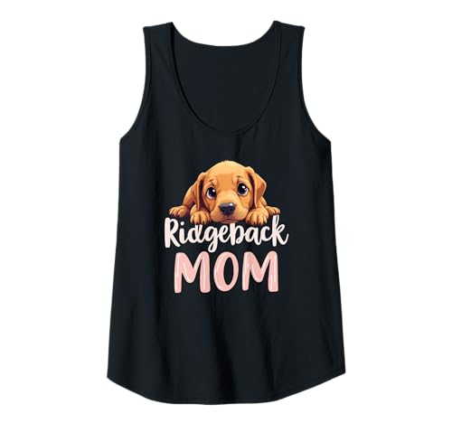 Damen Ridgeback Mama Hund Rhodesian Ridgeback Mama Süßer Welpe Tank Top Damen Ridgeback Mama Hund Rhodesian Ridgeback Mama Süßer Welpe Tank Top von Rhodesian Ridgeback Fun Designs