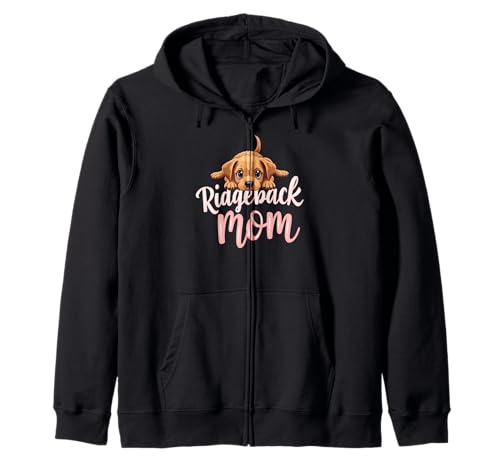 Ridgeback Mama Hund Rhodesian Ridgeback Mama Süßer Welpe Kapuzenjacke Ridgeback Mama Hund Rhodesian Ridgeback Mama Süßer Welpe Kapuzenjacke von Rhodesian Ridgeback Fun Designs