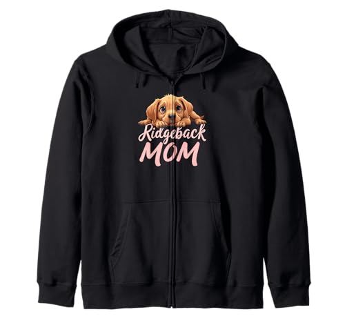 Ridgeback Mama Hund Rhodesian Ridgeback Mama Süßer Welpe Kapuzenjacke Ridgeback Mama Hund Rhodesian Ridgeback Mama Süßer Welpe Kapuzenjacke von Rhodesian Ridgeback Fun Designs