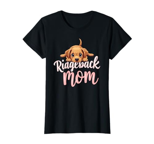 Ridgeback Mama Hund Rhodesian Ridgeback Mama Süßer Welpe T-Shirt Ridgeback Mama Hund Rhodesian Ridgeback Mama Süßer Welpe T-Shirt von Rhodesian Ridgeback Fun Designs