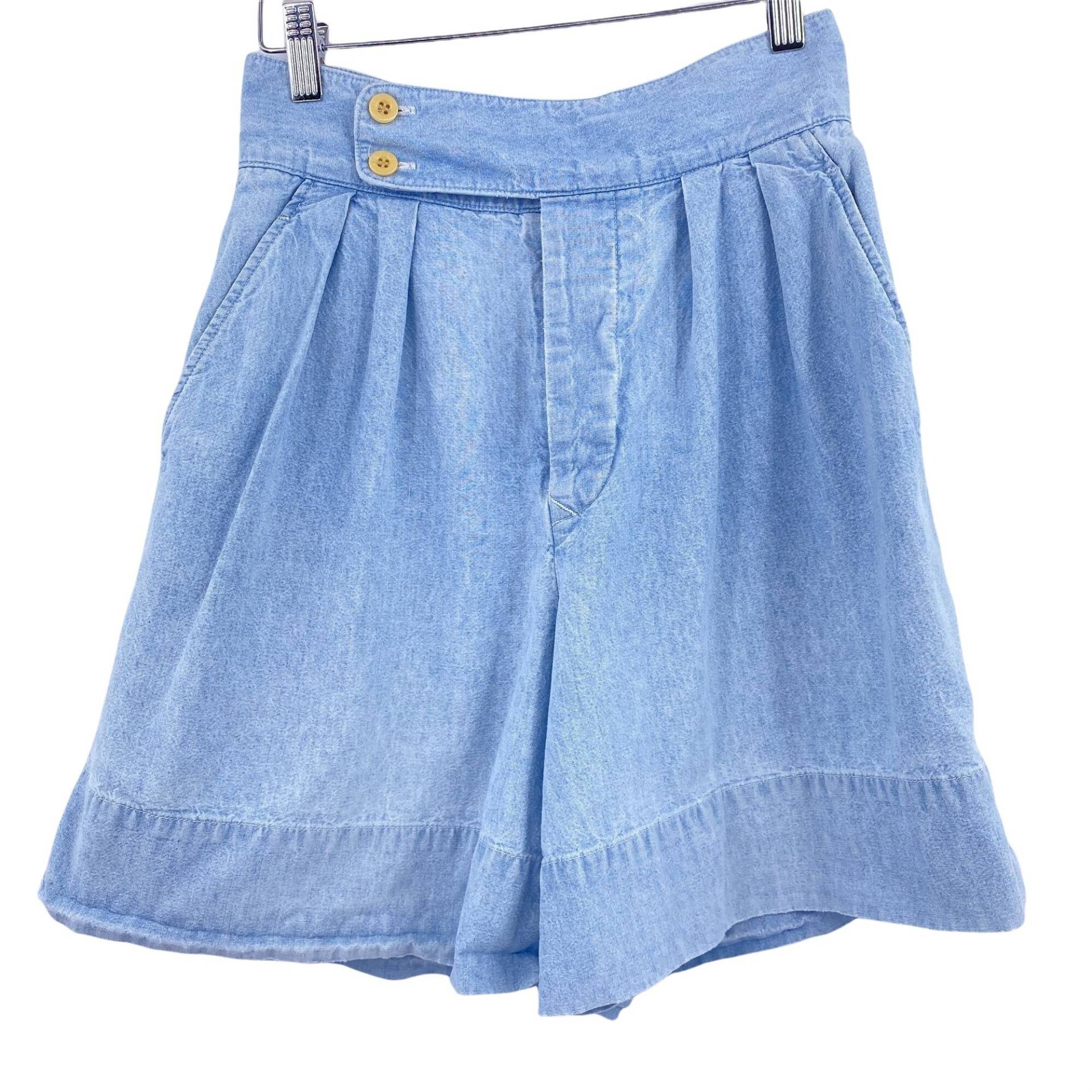 Vintage Calvin Klein Mama Shorts Kleine 6 Leichte Wasch Falten Hohe Taille Taschen Y2K von RhubarbKisses