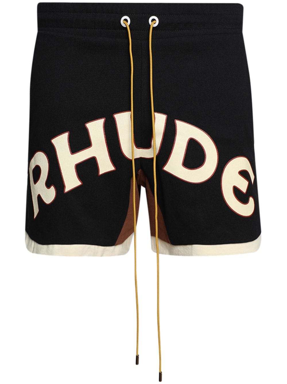 RHUDE Machanic Shorts aus Lyocell - Schwarz von RHUDE