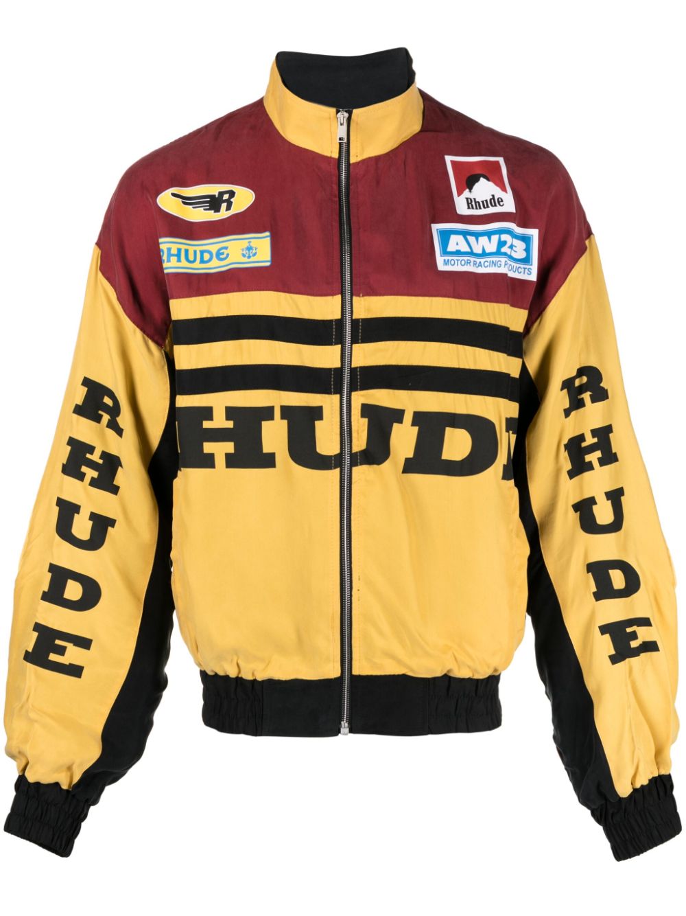 RHUDE Rally Jacke mit Reißverschluss - Gelb von RHUDE