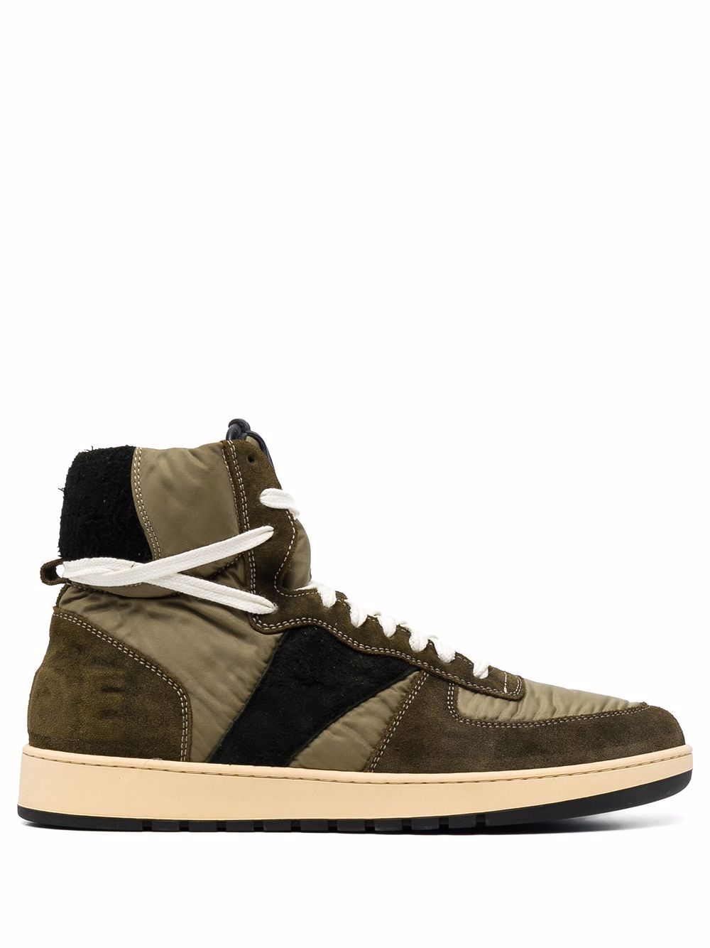 RHUDE Rhecess High-Top-Sneakers - Grün von RHUDE