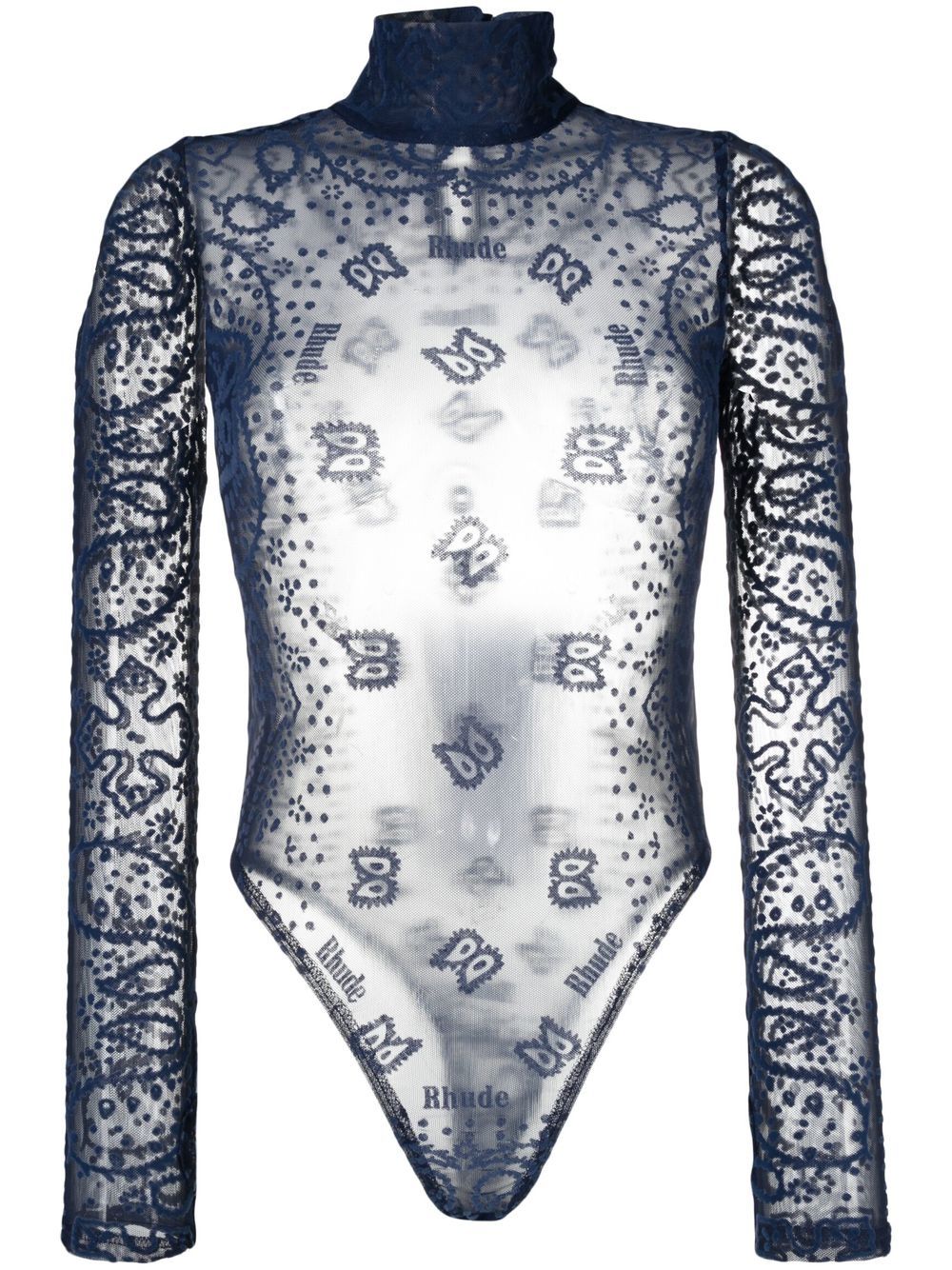 RHUDE Bestickter Body - Blau von RHUDE