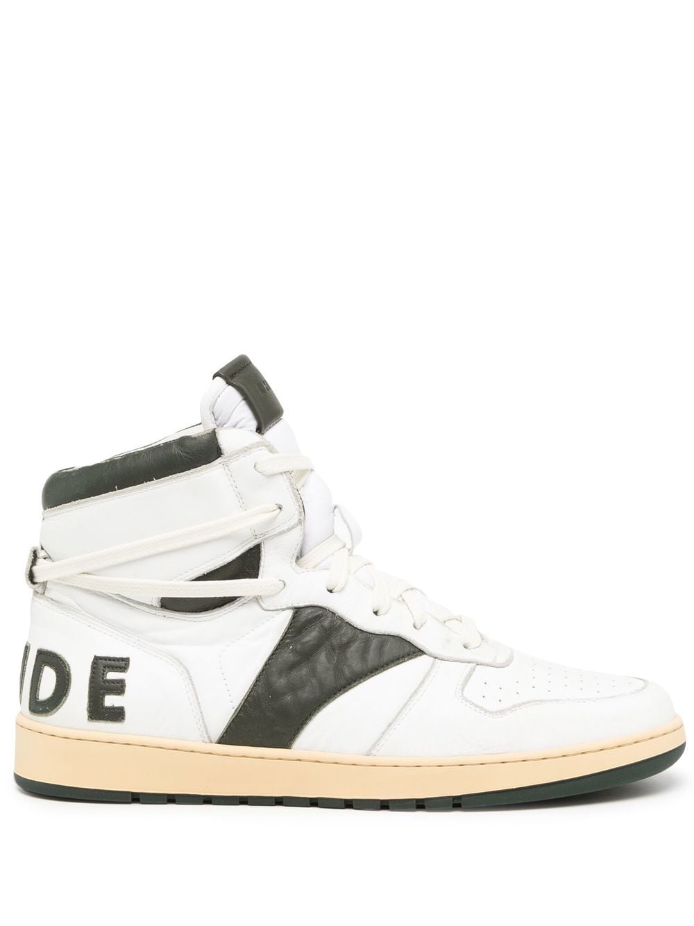 RHUDE High-Top-Sneakers mit Logo - Weiß von RHUDE