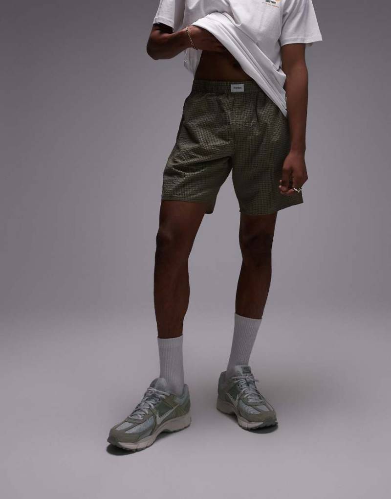 Rhythm - Parker - Jam-Boxershorts in Grün von Rhythm