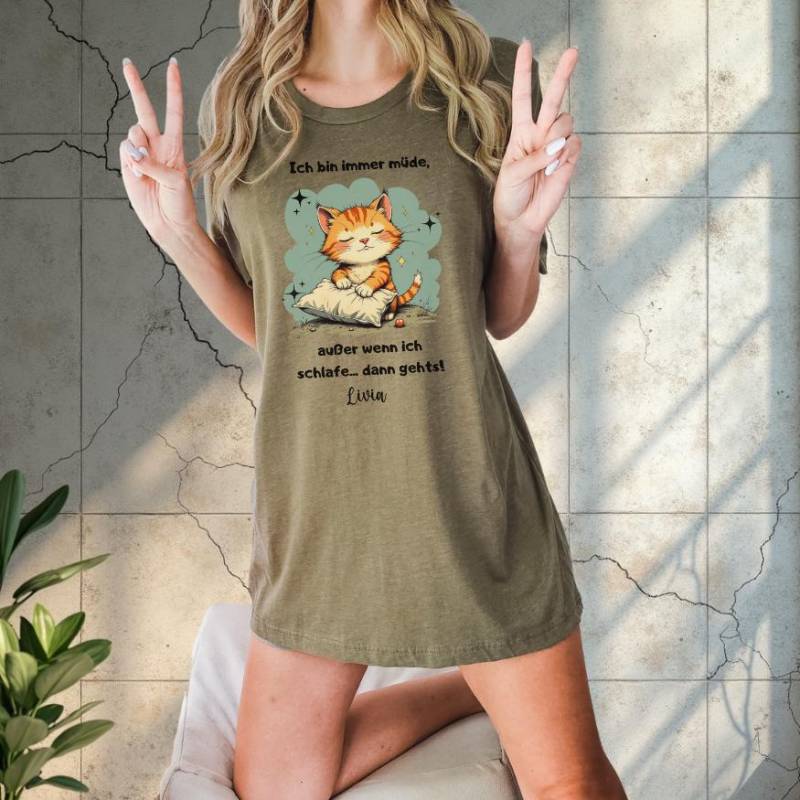 Personalisiertes Schlafshirt Damen, Nachthemd Geschenk Beste Freundin, Geschenke Für Mama, Tshirt Mit Spruch, Offizielles von RiDanielleKreativ