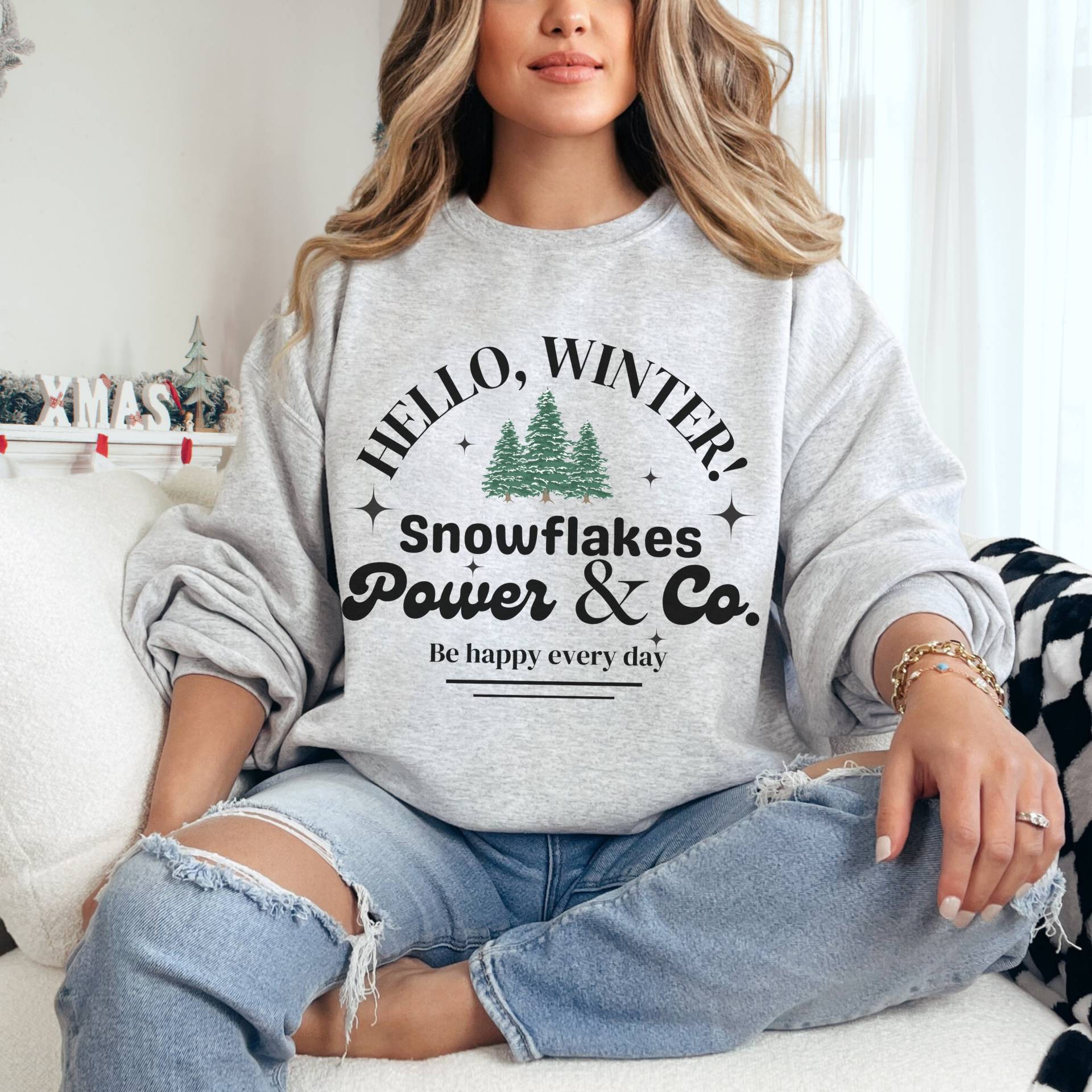 Winter Pullover Damen, Geschenkideen Winter, Sweater Sweatshirt Herren, Rosa Geburtstag Mama, Geschenke Für Mama von RiDanielleKreativ