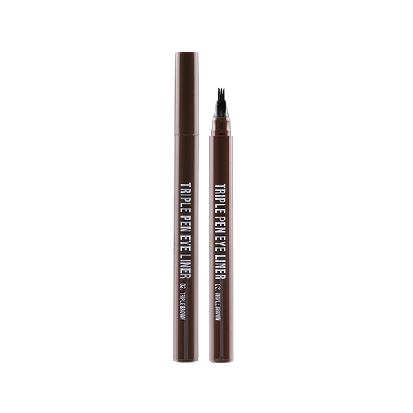 RiRe - Triple Pen Eye Liner - 0.9g - #02 Triple Brown von RiRe