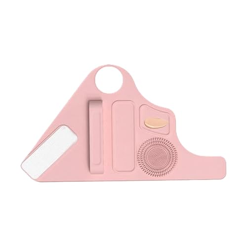 Foundation Mixing Palette, Silikon Make-up Mischpalette mit Handgelenkschlaufe und Make-up-Pinselaufbewahrung, tragbare Palette und Haarnadeln Organizer für Damen und Herren, professionelles von Riaisttd