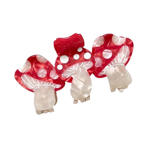 Niedliche Pilzkrallenklammern | Lustige Pilz Haarspangen | Mode-Haar-Accessoires | Pilzhaar-Accessoires mit 11 x 6 cm, perfekt für Damen und Mädchen Niedliche Pilzkrallenklammern | Lustige Pilz Haarspangen | Mode-Haar-Accessoires | Pilzhaar-Accessoires mit 11 x 6 cm, perfekt für Damen und Mädchen von Riaisttd