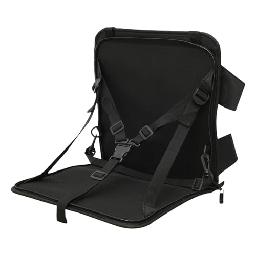 Riaisttd Kinder-Gepäcksitz, Handgepäck, Reisekoffer mit Rückseite, multifunktionaler Kofferstuhl, (Polyester), 34 x 32 cm, leichte Sitzgelegenheit für und Mädchen, Schwarz, Refer to von Riaisttd