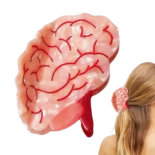 Riaisttd Klammer,Anatomische Haarspangen Für Damen | Auffälliges Accessory Rutschfester Halt Für Stylingvielfalt Herbst Strandurlaub Halloween von Riaisttd