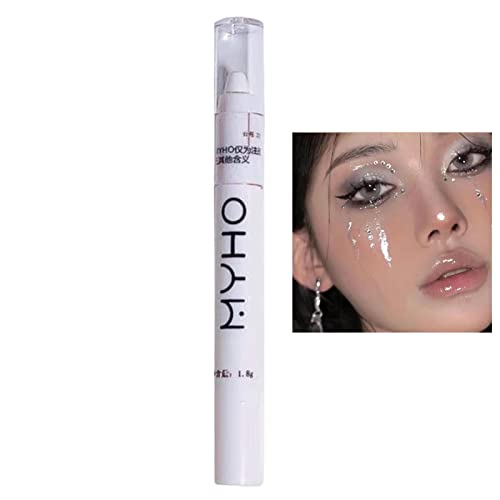 Augenaufheller Stick - Wasserfester Eye Highlighter Brightener Stick,Creme-Einzel-Make-up, Augenaufheller-Stift, Highlighter-Stift, Eyeliner, langanhaltendes Lidschatten-Make-up für Rianpesn von Rianpesn