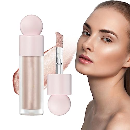 Flüssiger Textmarker,Schweißfestes Highlighter-Make-up - Highlighter-Make-up für Gesicht und Körper, Gesichts-Highlighter und Luminizer für Frauen und Mädchen Rianpesn von Rianpesn