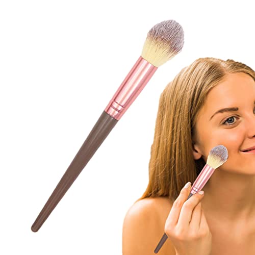 Highlighter-Make-up-Pinsel,Make-up-Rougepinsel - Fixieren Sie Foundation und Concealer, kein Haarausfall, kosmetisches Zubehör zum Überprüfen, Polieren, Lidschatten und Hervorheben des Rianpesn von Rianpesn