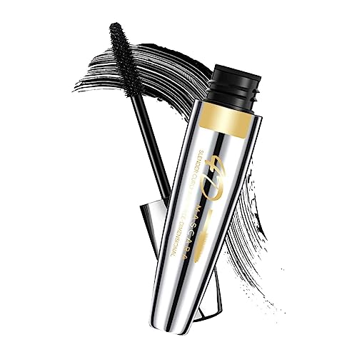 Mascara-Make-up, Keine verschmierende Mascara, Eng anliegende Wimpern-Mascara mit wasser- und schweißfester Formel, großes Bürstenkopf-Design für den täglichen Gebrauch und Partys Rianpesn von Rianpesn