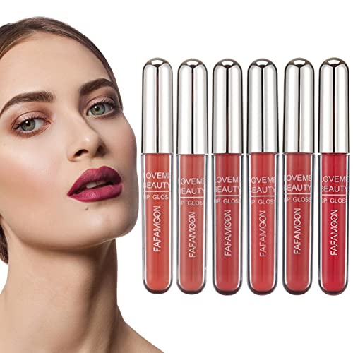 Mattes flüssiges Lippenstift-Set | 12-farbiges mattes flüssiges Lippenstift-Set mit Antihaftbeschichtung,Lip Plumper Make-up-Set, wasserdichtes Samt-Lipgloss-Set für Mädchen und Frauen Rianpesn von Rianpesn