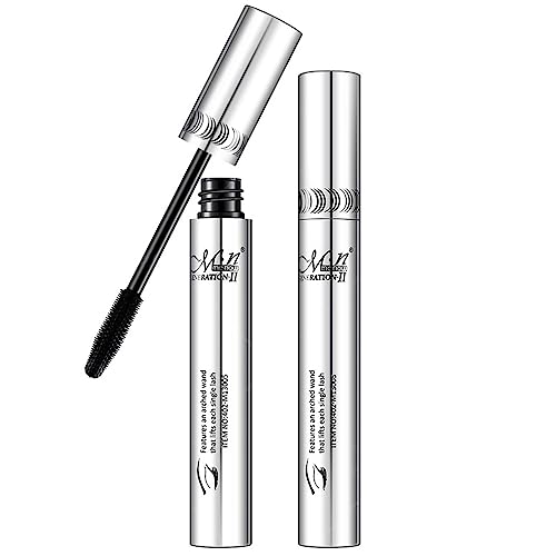 Natürliche pflegende Mascara - Schönheits-Make-up zum Locken und Verlängern der Wimpern, 5 ml | Langlebiges Kosmetikum für dichte, geschwungene Wimpern, Schönheits-Make-up für Damen, Frauen Rianpesn von Rianpesn