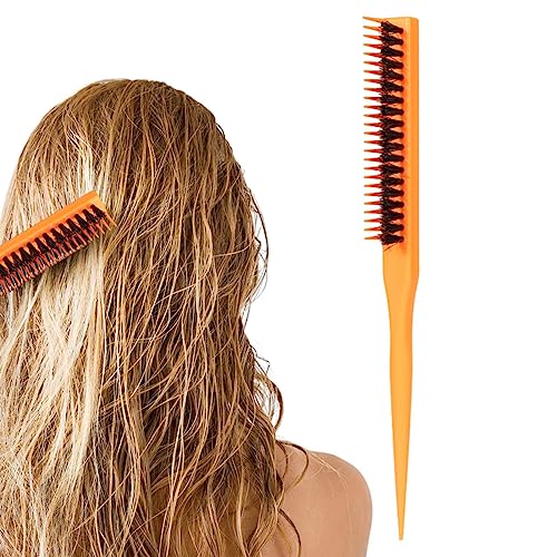 Neckender Pinsel - Borsten-Haarstyling-Kämme für Mädchen - Schönheitssalonzubehör für Pferdeschwanz, Dutt, Zopf, kurzes Haar, langes Haar, glattes Haar, lockiges Haar für das Haarstyling Rianpesn von Rianpesn