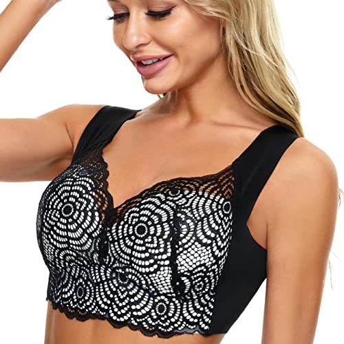 Rianpesn Slimory-BH,Nahtloser Shapewear-BH - Lift Wireless Bra, Full-Coverage Wireless Bra für den täglichen Gebrauch, Schlaf, Sport, Fitness, Yoga, Schwangerschaft, nach chirurgischen Eingriffen von Rianpesn