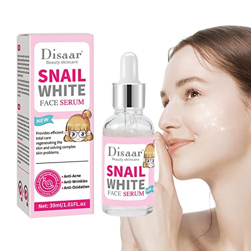 Schneckenessenz | Snail Mucin Moisturizer Gesichtsseren | 30 ml Schneckenessenz, reparierend und tief feuchtigkeitsspendend, Schneckenschleim-Serum für Mädchen Rianpesn von Rianpesn