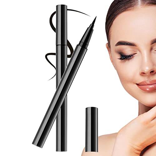 Wasserfeste Eyeliner-Flüssigkeit,Wasserfeste Eyeliner-Flüssigkeit - Schwarzer flüssiger Eyeliner für schweißfestes Augen-Make-up. Langanhaltender flüssiger Eyeliner für Frauen und Rianpesn von Rianpesn