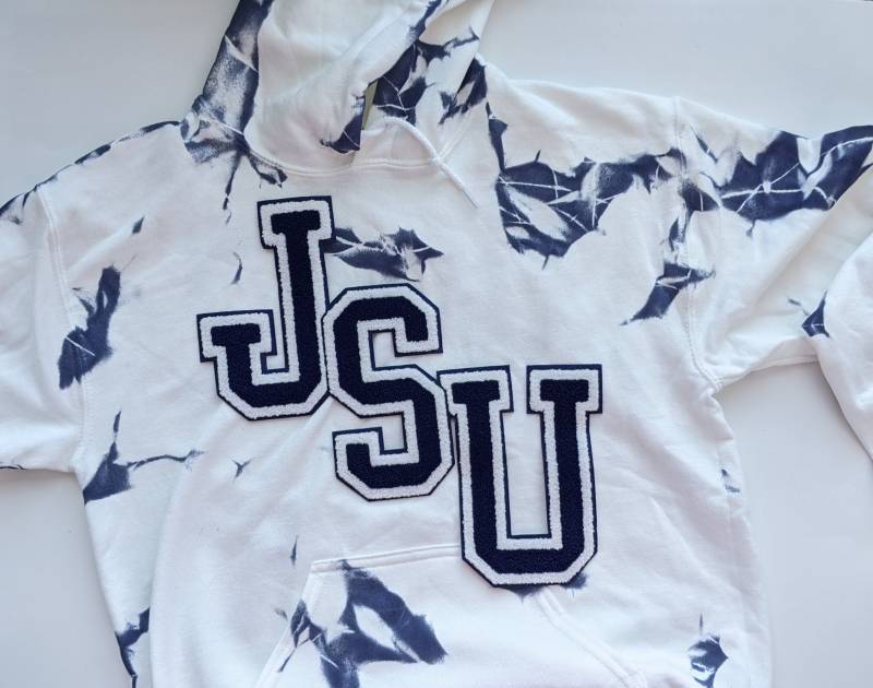 Jsu. Jackson Zustand. Hbcu. Tie Dye. Batik Hoodie. College-Sweatshirt. Hbcu Utensilien. College. Schwarz Besessen Etsy von RiansClosetToo