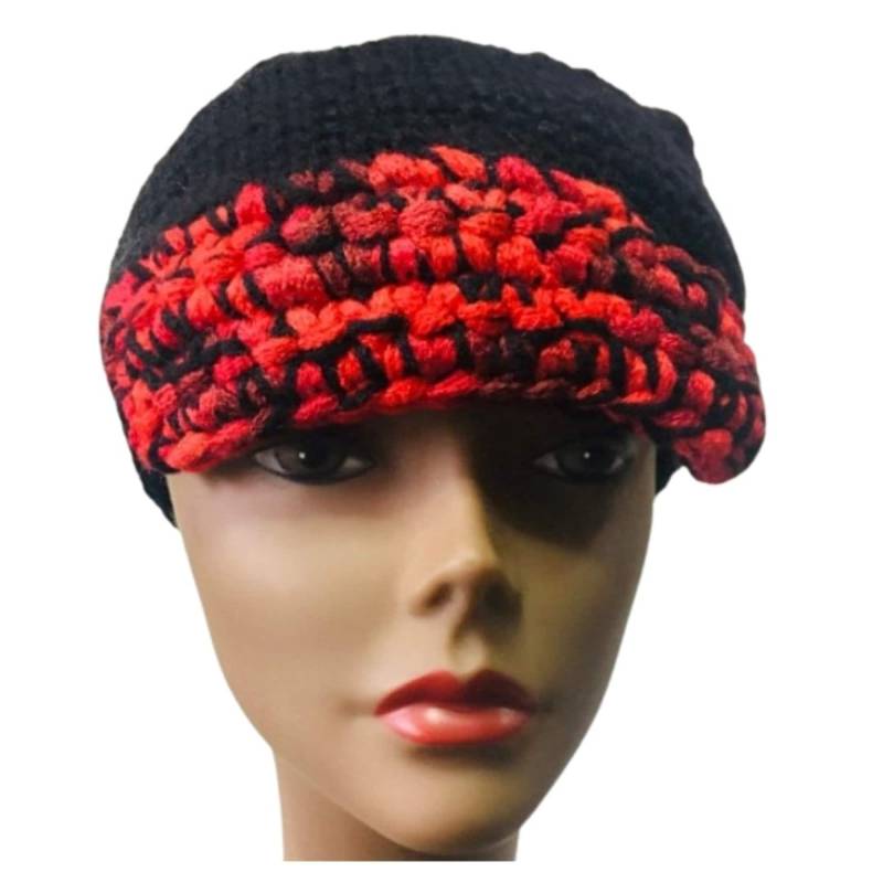 Schwarz/Rote Cap Schwarz/Rote Cap von Riascraftsandthings