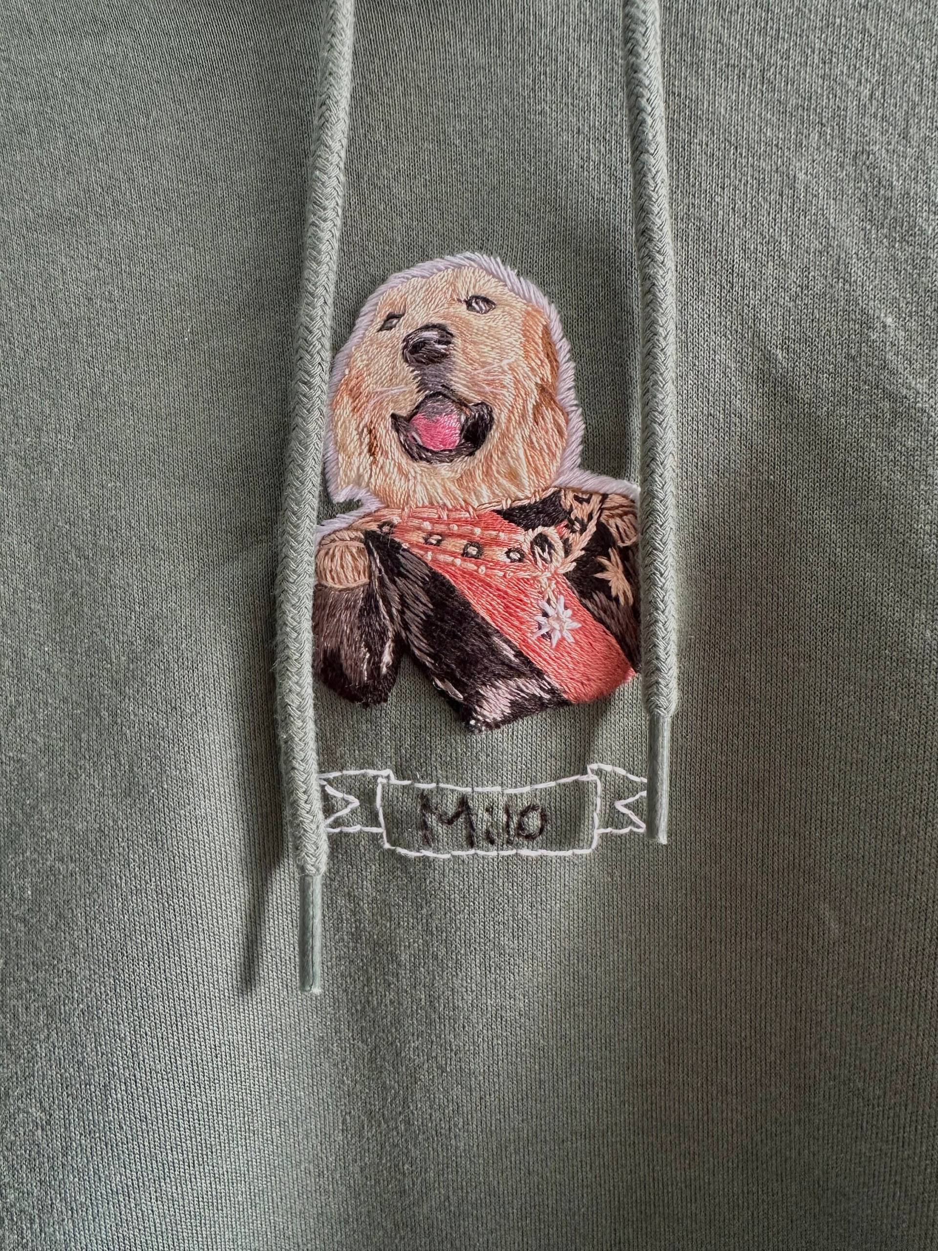 Benutzerdefinierte Haustier Hoodie Sweatshirt, König Gueen Porträt, Porträt Royal, Personalisierter Hoodie, Hund Mama Papa Geschenke, Geschenk von RibboNrUSA