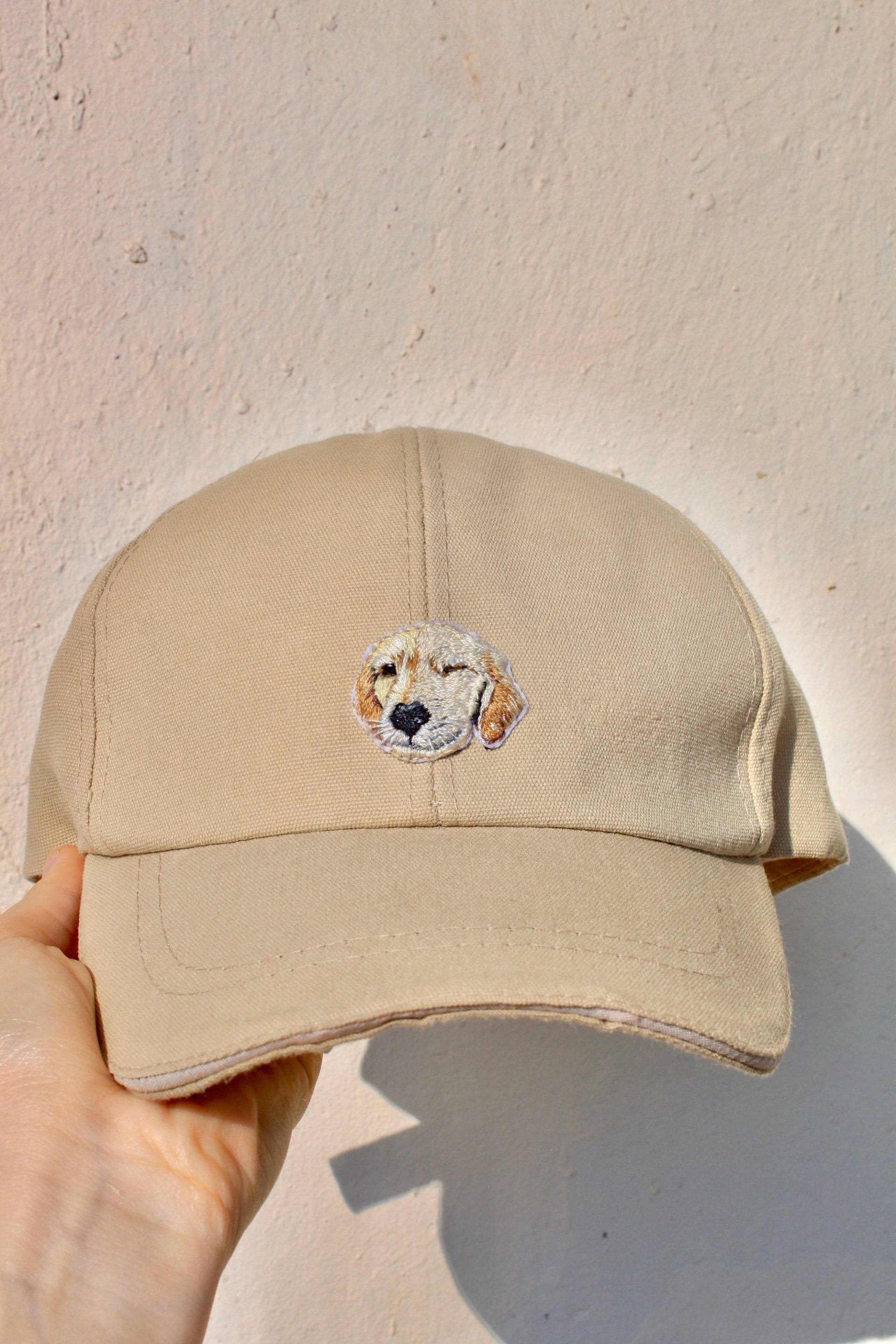 Personalisierte Golden Retriever Hund Mama Gestickter Hut Männer Frauen Baseball Geschenk Cap Benutzerdefinierte Haustier Porträt Stickerei Papa von RibboNrUSA