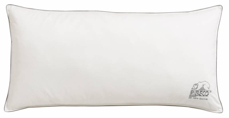 RIBECO Microfaserkissen "Marie, Kissen 40x80 cm & 80x80 cm im Spar-Set erhältlich" Füllung: 100% Polyester Spar-Set, 1 Stk. tlg. Kopfkissen-Set, flauschig & Allergiker geeignet (Hausstauballergiker) von Ribeco
