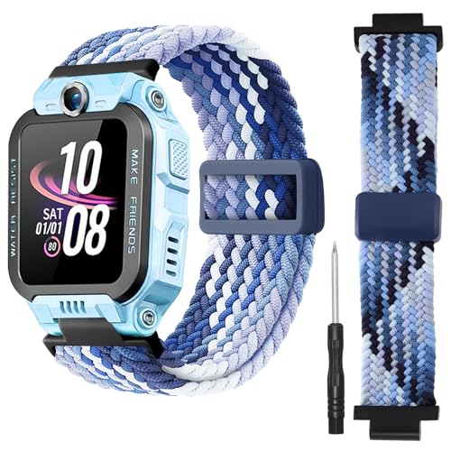 RicGloe Nylonarmbänder Kompatibel mit den Kinder Smartwatches Z7/Z6/Z1, Farbenfrohe Gewebte Magnetarmbänder, Leichte Atmungsaktive Ersatzarmbänder Geeignet für Jungen und Mädchen RicGloe Nylonarmbänder Kompatibel mit den Kinder Smartwatches Z7/Z6/Z1, Farbenfrohe Gewebte Magnetarmbänder, Leichte Atmungsaktive Ersatzarmbänder Geeignet für Jungen und Mädchen von RicGloe