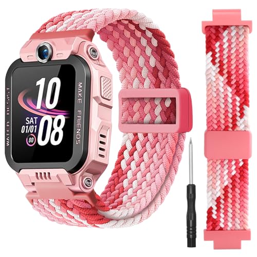 RicGloe Nylonarmbänder Kompatibel mit den Kinder Smartwatches Z7/Z6/Z1, Farbenfrohe Gewebte Magnetarmbänder, Leichte Atmungsaktive Ersatzarmbänder Geeignet für Jungen und Mädchen RicGloe Nylonarmbänder Kompatibel mit den Kinder Smartwatches Z7/Z6/Z1, Farbenfrohe Gewebte Magnetarmbänder, Leichte Atmungsaktive Ersatzarmbänder Geeignet für Jungen und Mädchen von RicGloe