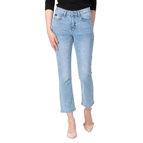 Rica Lewis Damen Coupe Slim trompette Elen Jeans, Bleu, 42 von Rica Lewis