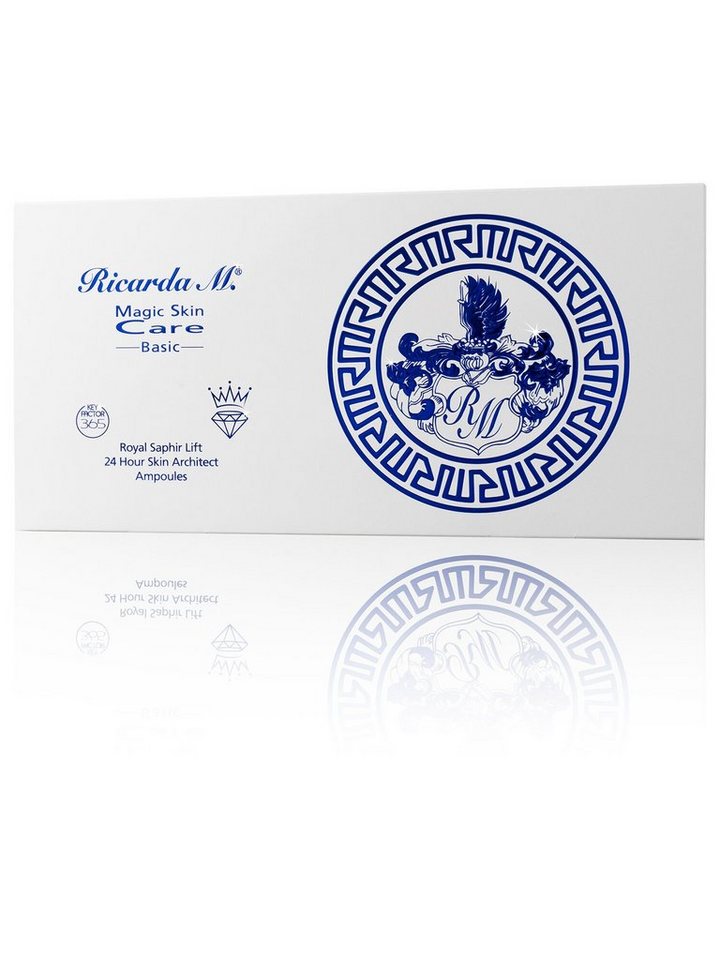 Ricarda M. Anti-Falten-Serum MSC Basic Royal Saphir Lift 24 Hour Skin Architect Ampoules, 30x 2 ml Ampullenkur 30x2ml, mit Anti-Aging-Formel: für Straffung & tiefgehende Hautverjüngung von Ricarda M.
