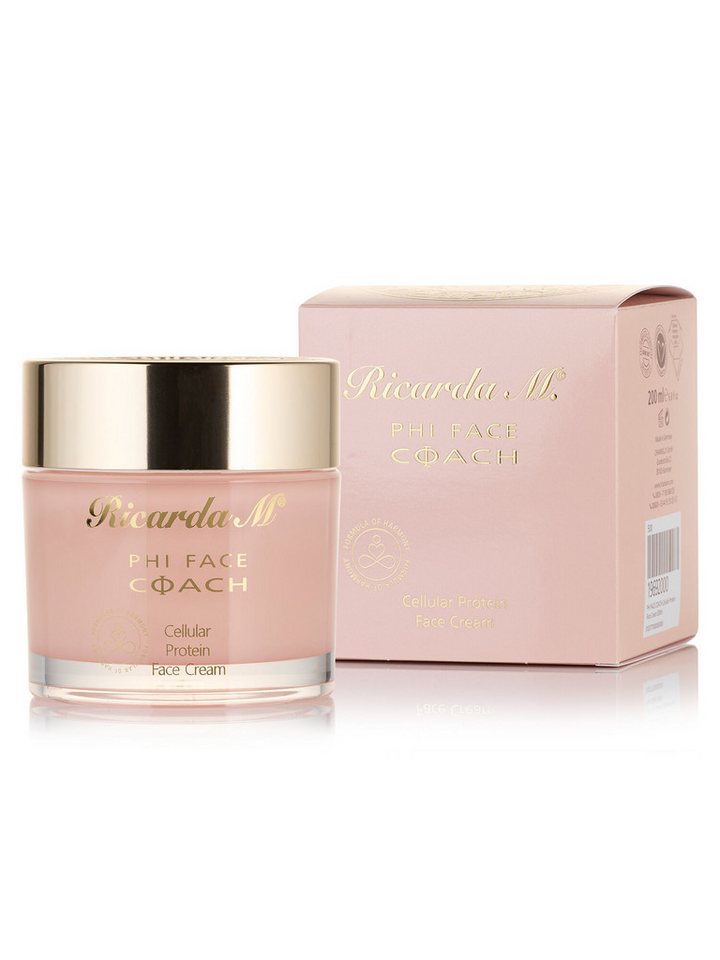 Ricarda M. Feuchtigkeitscreme PHI FACE COACH Cellular Protein Face Cream, 200 ml, 1-tlg., Zellschutz, Pflege mit Depot-Feuchtigkeit & Biotech-Stammzellaktivator Ricarda M. Feuchtigkeitscreme PHI FACE COACH Cellular Protein Face Cream, 200 ml, 1-tlg., Zellschutz, Pflege mit Depot-Feuchtigkeit & Biotech-Stammzellaktivator von Ricarda M.