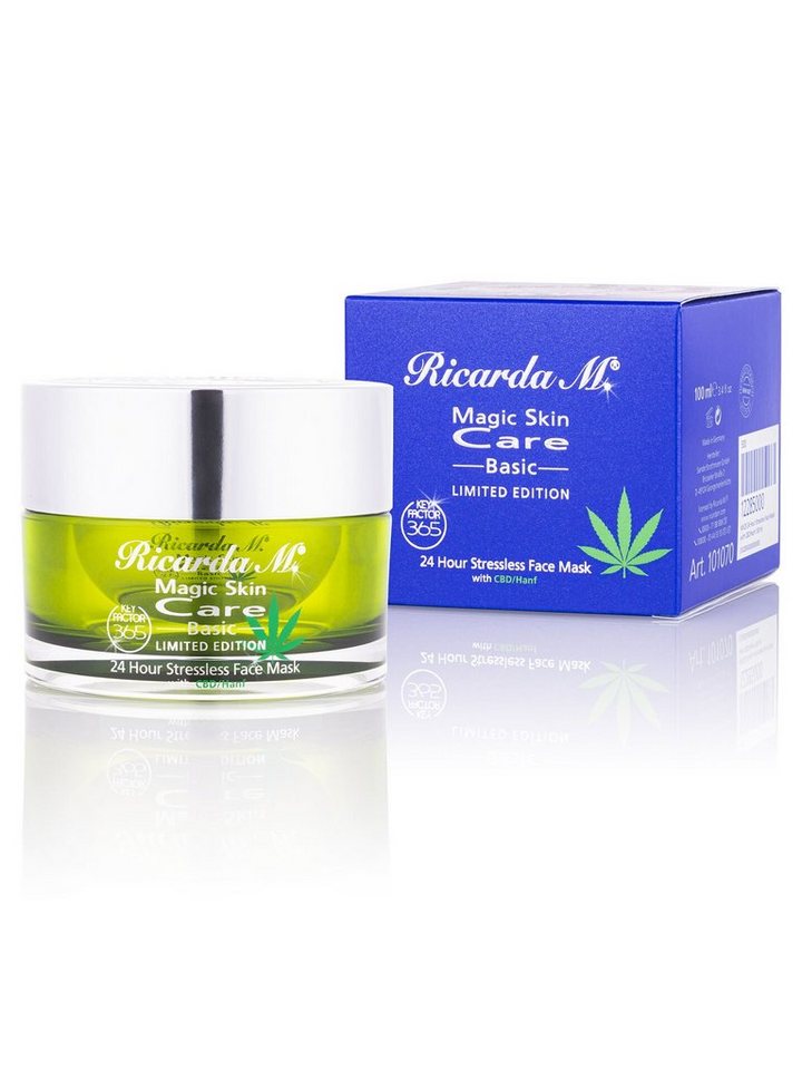Ricarda M. Gesichtsmaske "MSC Basic 24H Stressless Face Mask" mit CBD/Hanf, 1-tlg., mit Anti-Aging-Formel (studienbelegt): spendet Feuchtigkeit & glättet Ricarda M. Gesichtsmaske "MSC Basic 24H Stressless Face Mask" mit CBD/Hanf, 1-tlg., mit Anti-Aging-Formel (studienbelegt): spendet Feuchtigkeit & glättet von Ricarda M.