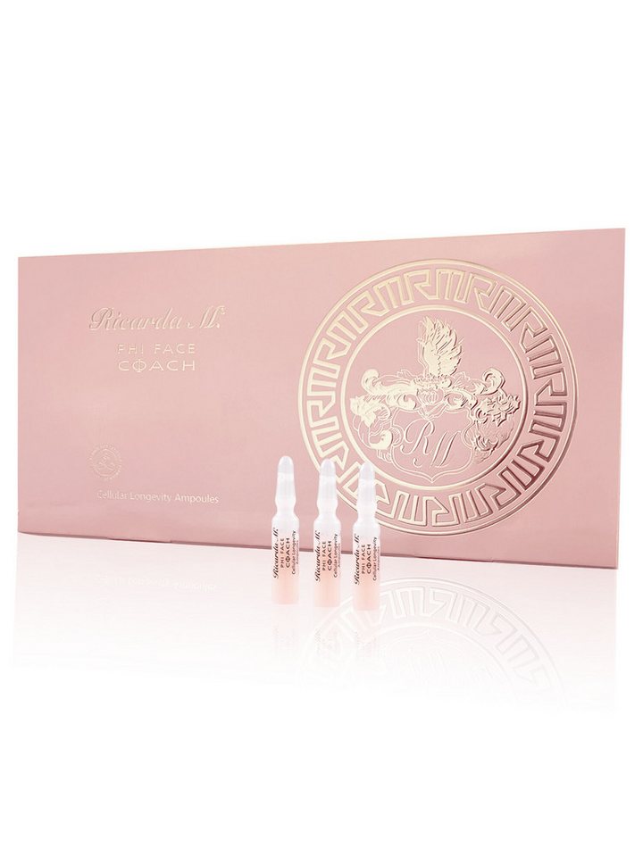 Ricarda M. Gesichtsserum Anti-Aging Pflege mit Hyaluron & Cellaigie™ Peptid, 1-tlg., Longevity Ampullen für geglättete Falten & gestärkte Haut von Ricarda M.
