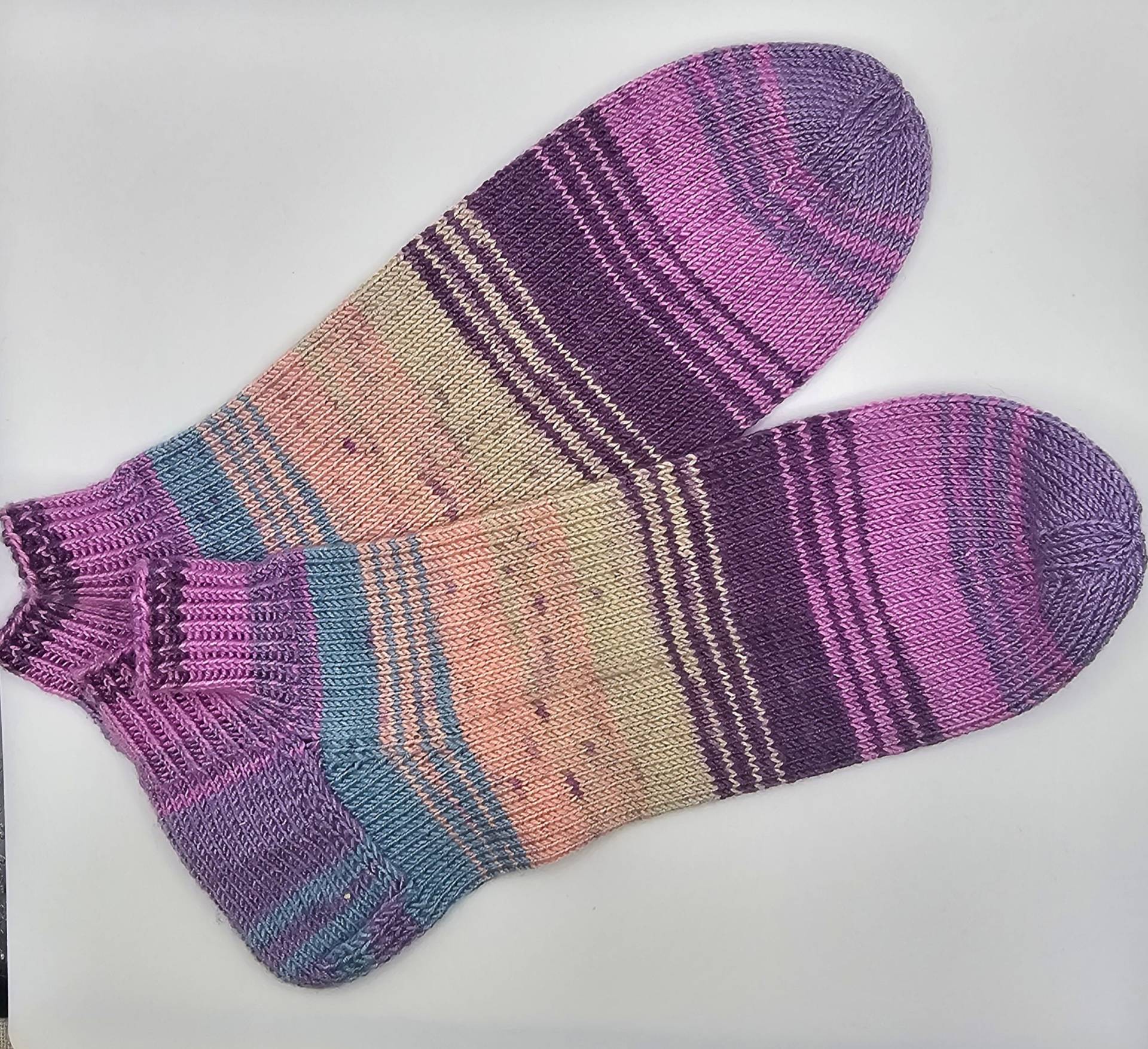 Handgestrickte Socken, Sensitive Socks, Größe 38, Für Wollallergiker, Selbstgemachte Sneakers, Socken Gestrickt, Weiche von RicasAccessoires
